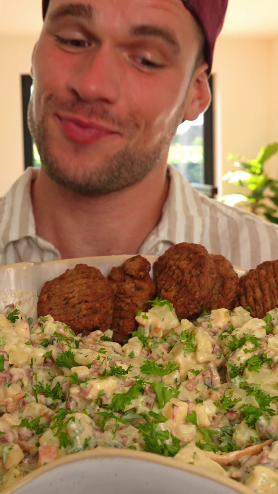 Veganer High Protein Kartoffelsalat