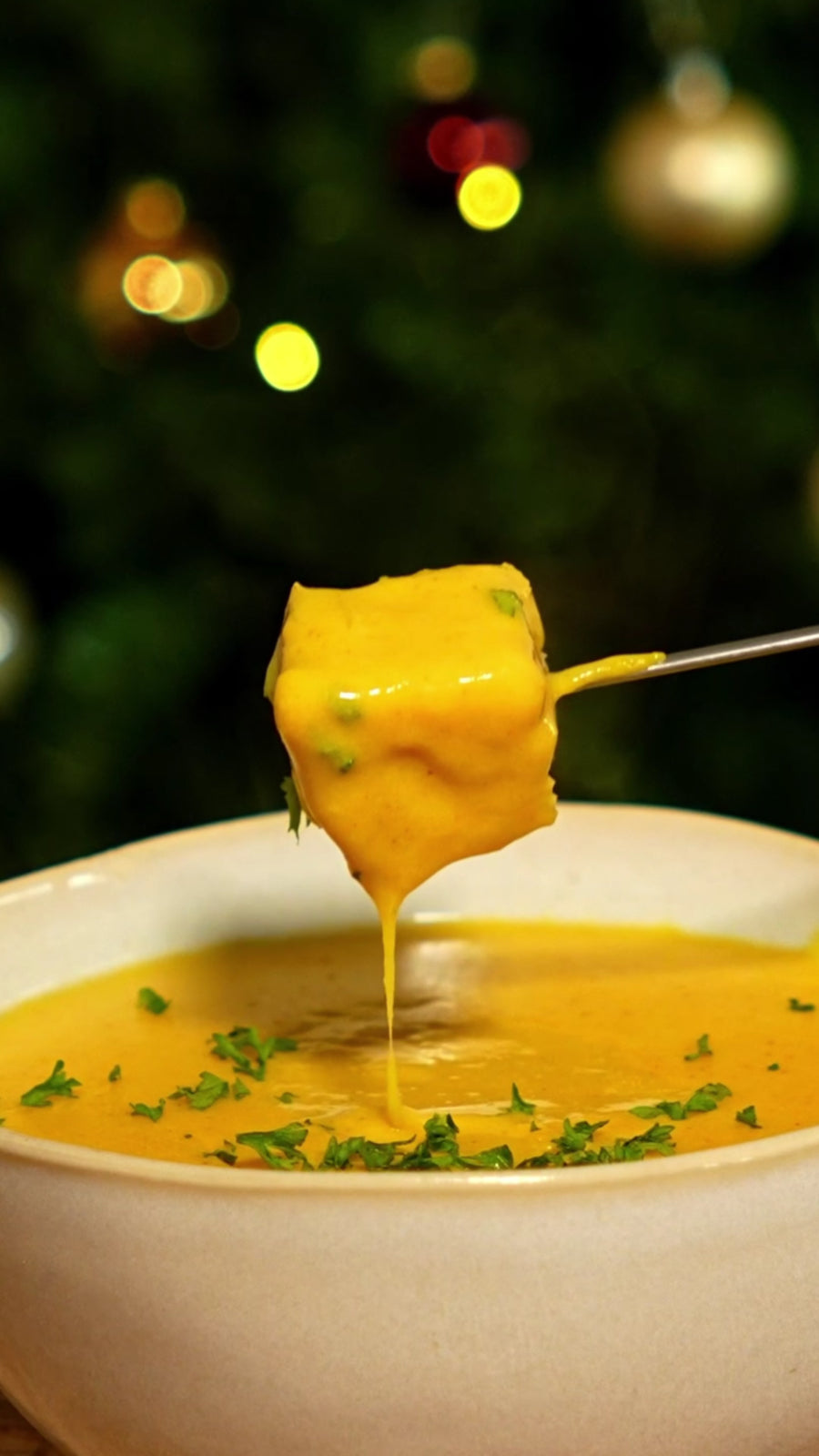 Veganes Käsefondue