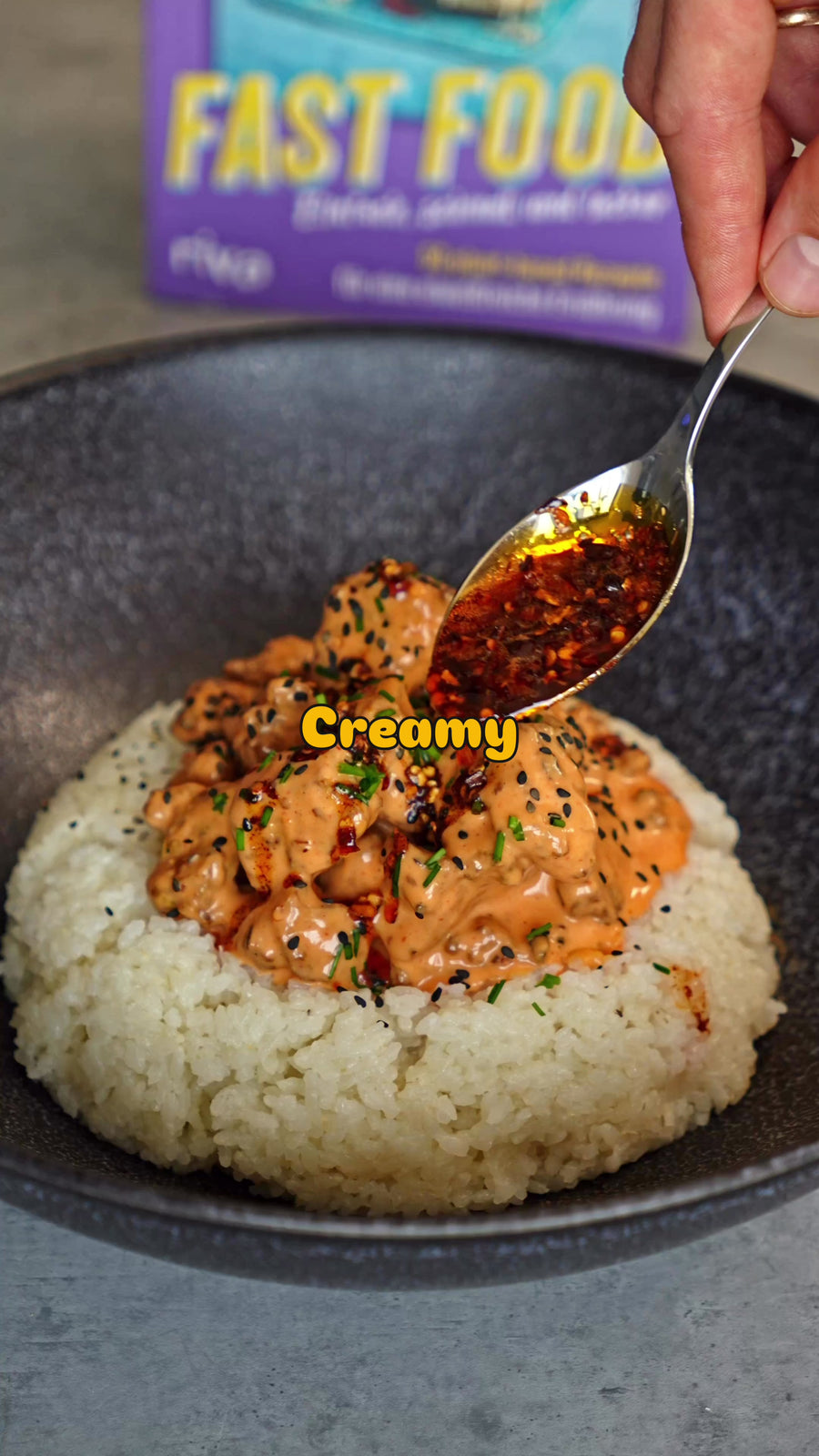 Creamy Crispy Chili Tofu