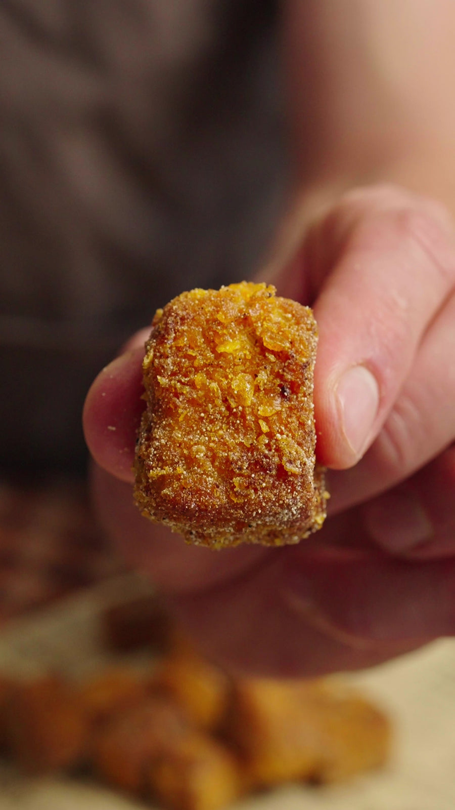 Knuspriger Popcorn Tofu
