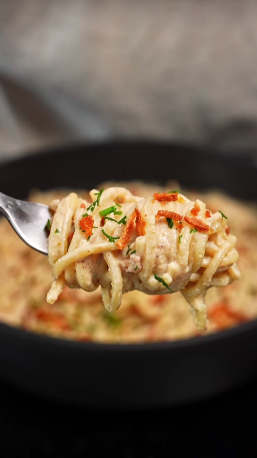 Vegane High Protein Blumenkohl Pasta