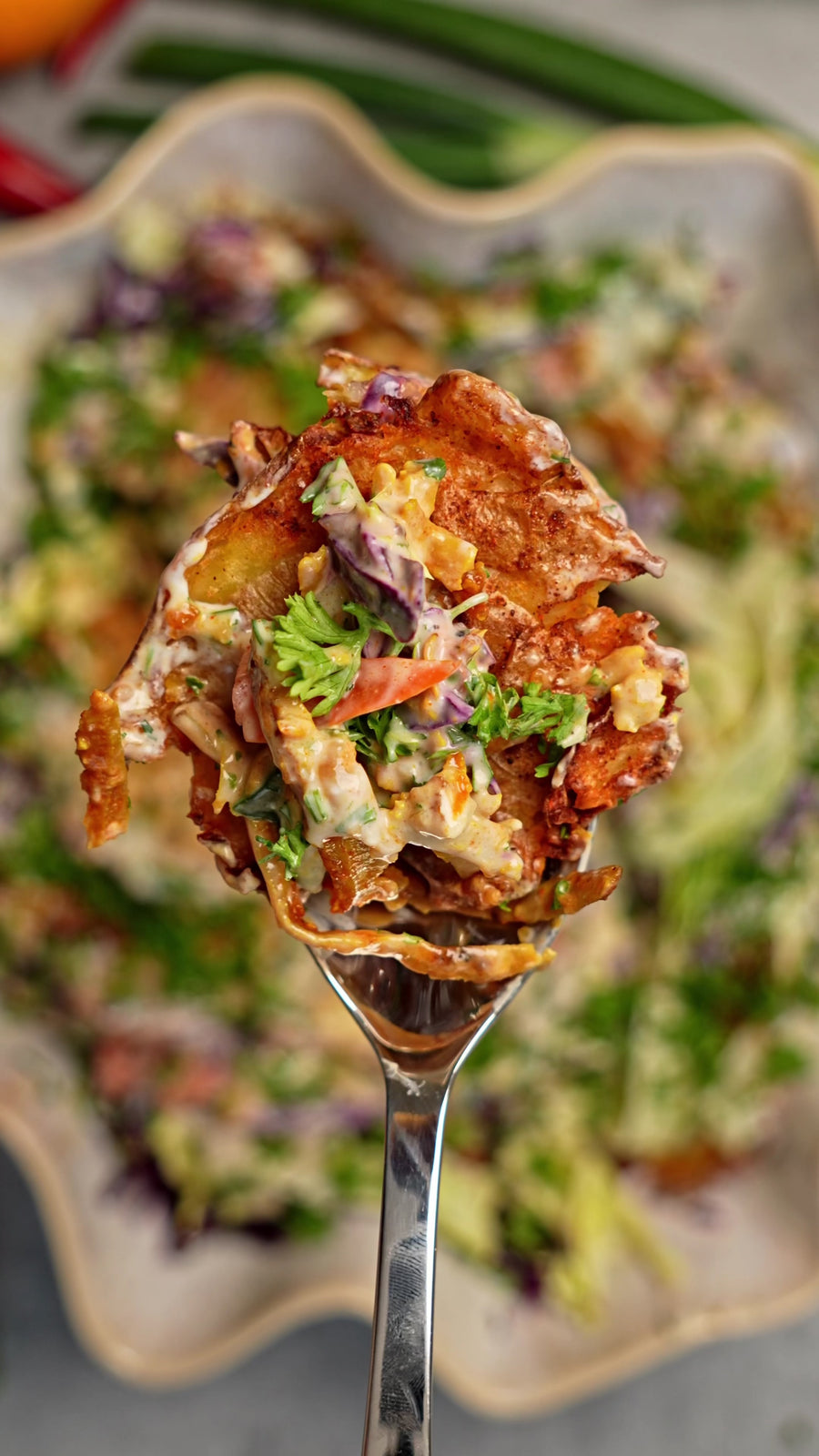 Smashed Potato Döner Salat