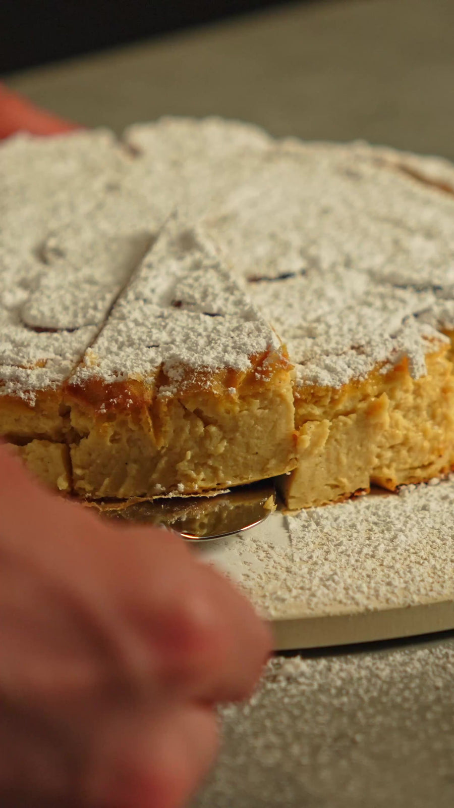 Vegan High Protein Käsekuchen