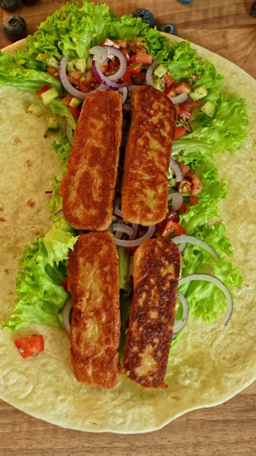 Veganer Halloumi Grillkäse